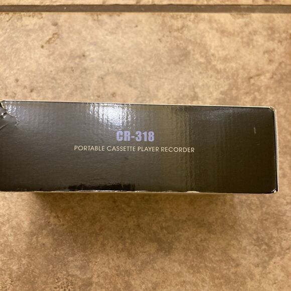 Gracioso Portable Cassette Player Recorder AM FM With Antenna Rare CR-318 NEW - Picture 2 of 8